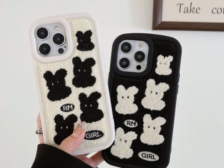 Wholesale TPU Rabbit Plush Phone Cases For Discount