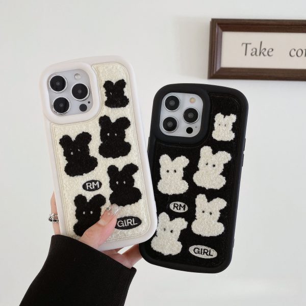 Wholesale TPU Rabbit Plush Phone Cases For Discount