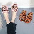 Wholesale Children s Leopard Print Fur Slippers Discount