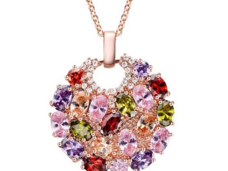 Wholesale Colored Zircon Necklace For Cheap