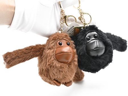 Wholesale Cartoon Gibbon Monkey Plush Toy Doll Keychain For Sale