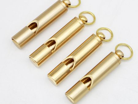 Wholesale Brass Whistle Bamboo Keychain Supply