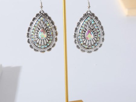 Wholesale Vintage Alloy Diamond Earrings Supply