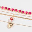 Wholesale 15PCS Valentine s Day Series Stacked Multi-Layer Love Necklaces Hot on Sale