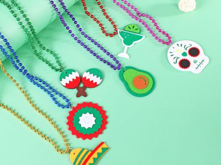 Wholesale 5PCS Mexican Carnival Party Necklaces Discount