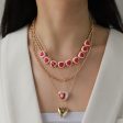 Wholesale 15PCS Valentine s Day Series Stacked Multi-Layer Love Necklaces Hot on Sale