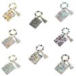 Wholesale Western Style Silicone Bead Bracelet Card Holder Keychain Supply