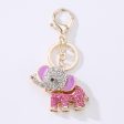 Wholesale Elephant Shape Alloy Keychain Supply