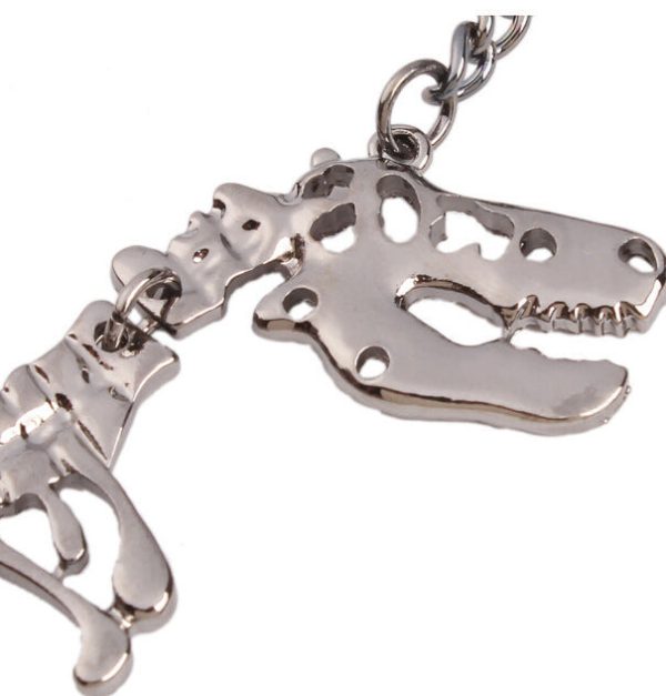 Wholesale Goth Theme Exaggerated Retro Dinosaur Skeleton Alloy Necklace Online now