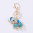 Wholesale Elephant Shape Alloy Keychain Supply