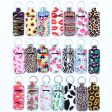 Wholesale Cactus Leopard Print Rose Flower Lipstick Set Keychain Cheap