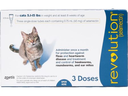 Revolution For Cats Weighing 5-15lb 3pcs Online Sale