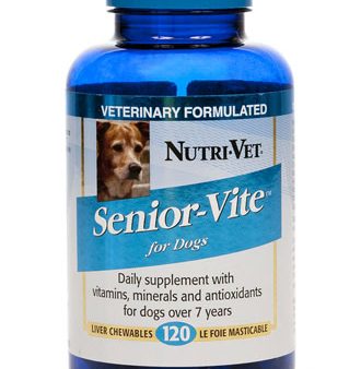 Nutri-Vet Senior Vitality Chewable Vitamins 120 ct Discount