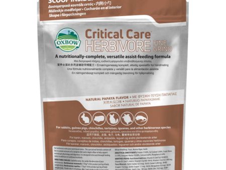 15% OFF: Oxbow Critical Care Fine Grind Papaya Small Animals Recovery Food 100g Online now